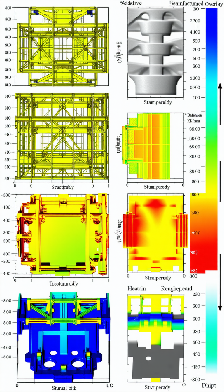 collection four different colored diagrams