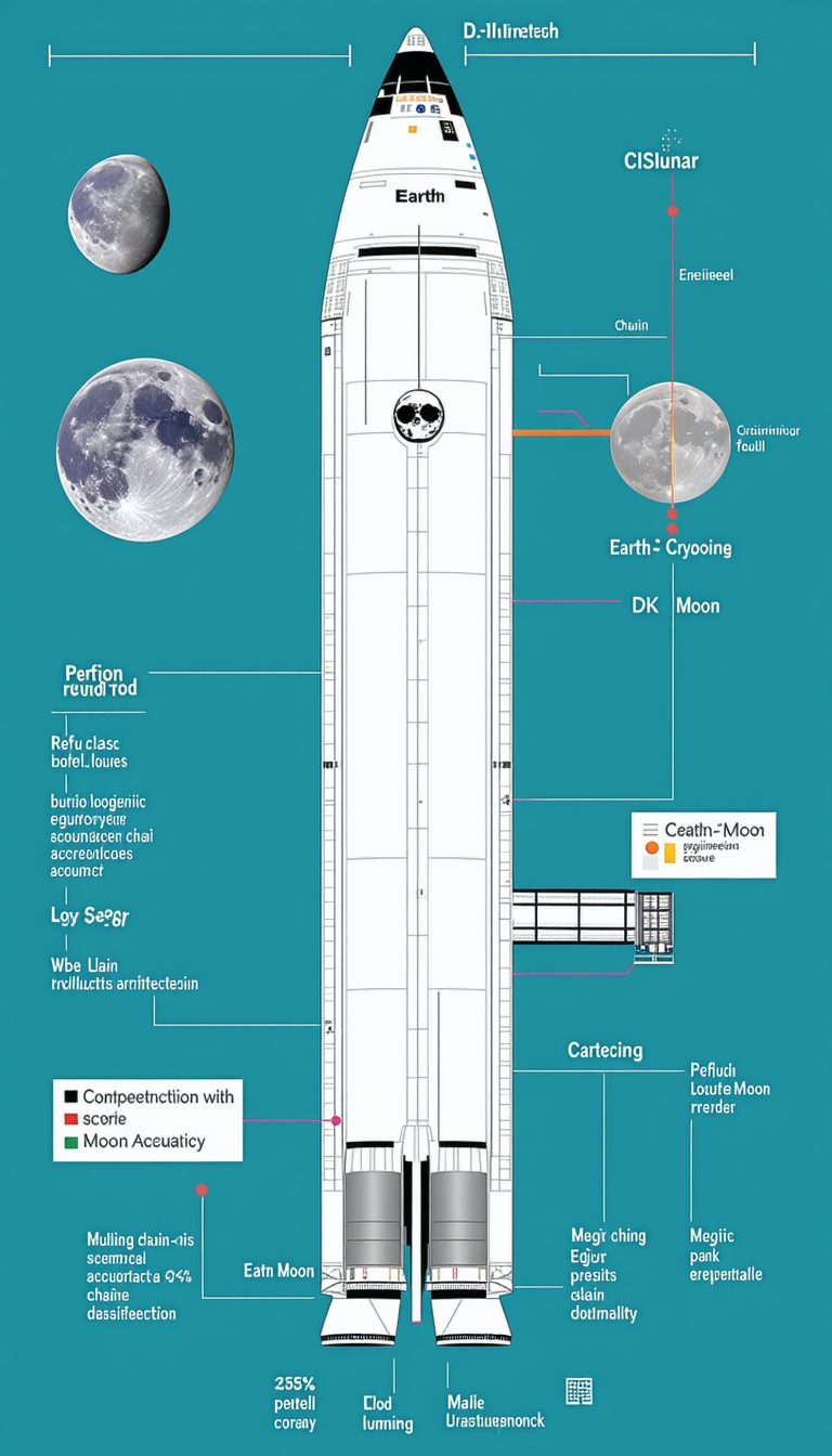 The Image Is A Diagram Showing The Different Parts Of A Space Shuttle