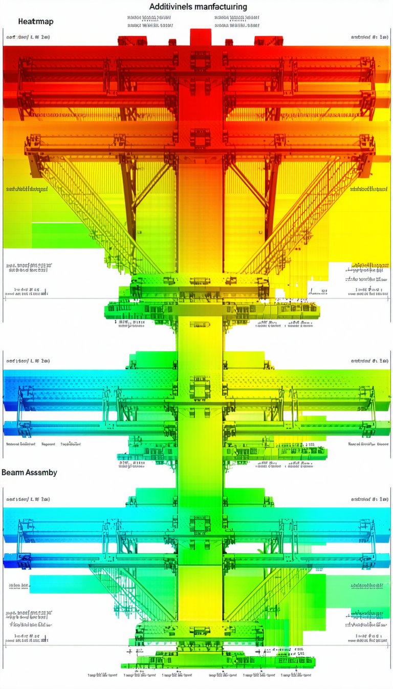 The Image Is A Colorful Diagram Of A Large Crane, Showcasing Its Various Parts And Their Functions