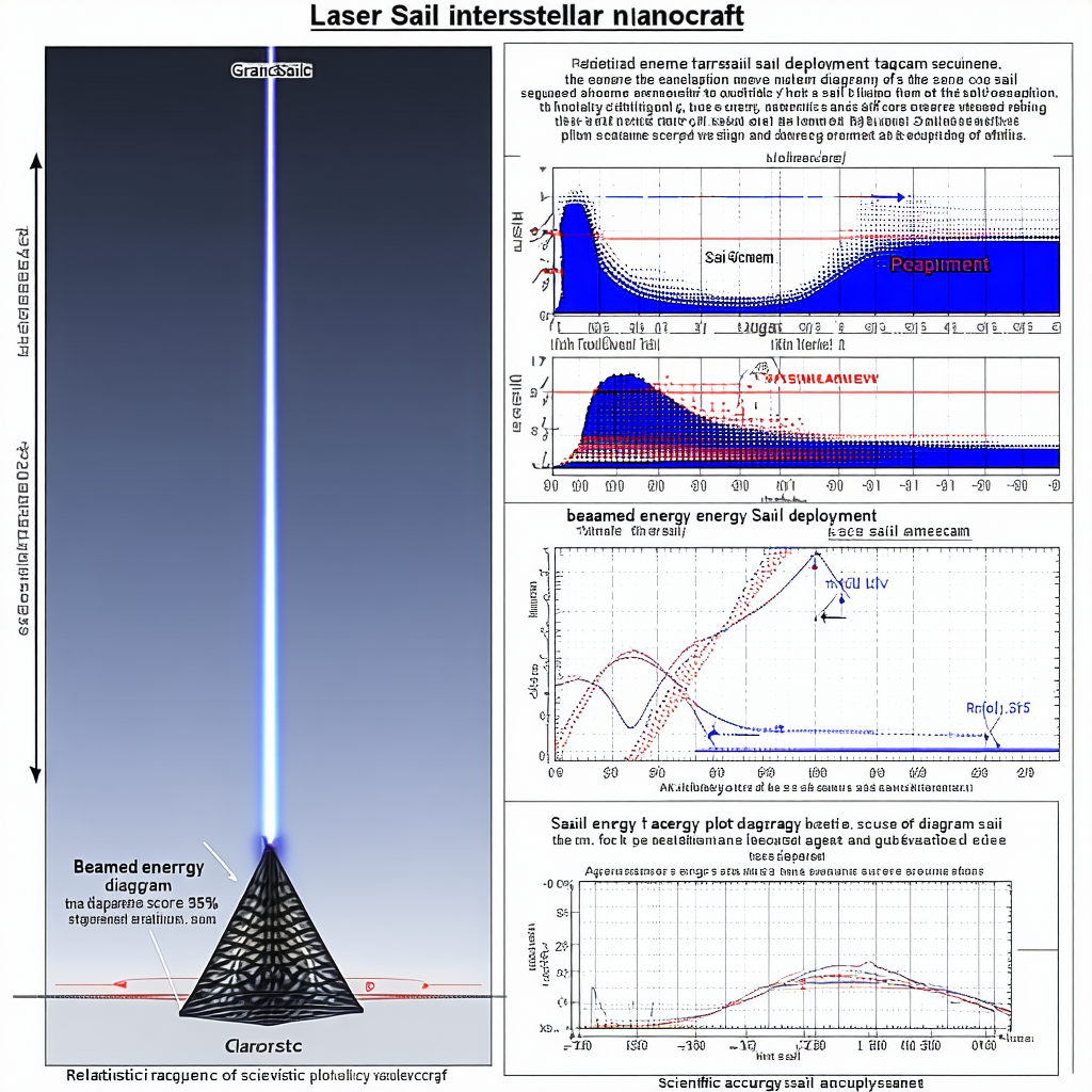 The Image Is A Diagram Showing The Energy Output Of A Laser Sail Interstellar Spacecraft