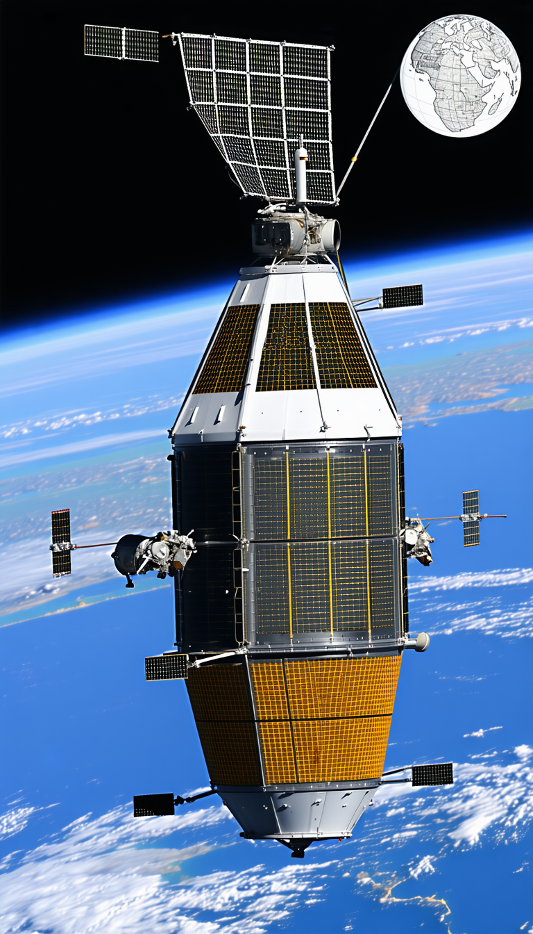 A Space Shuttle Is Seen In The Image, Flying Through The Sky