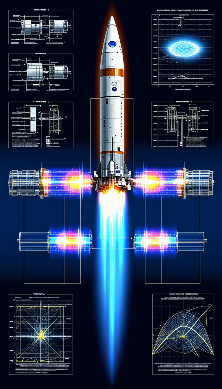 A Diagram Is Displayed Showing The Different Parts Of A Rocket