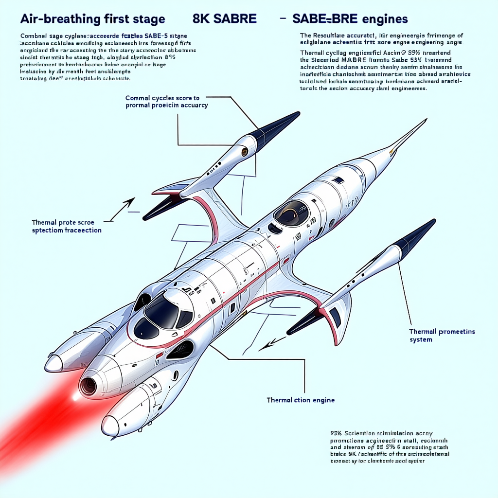 A Diagram Is Shown Of A Spacecraft, With A Focus On The Engine And Its Components