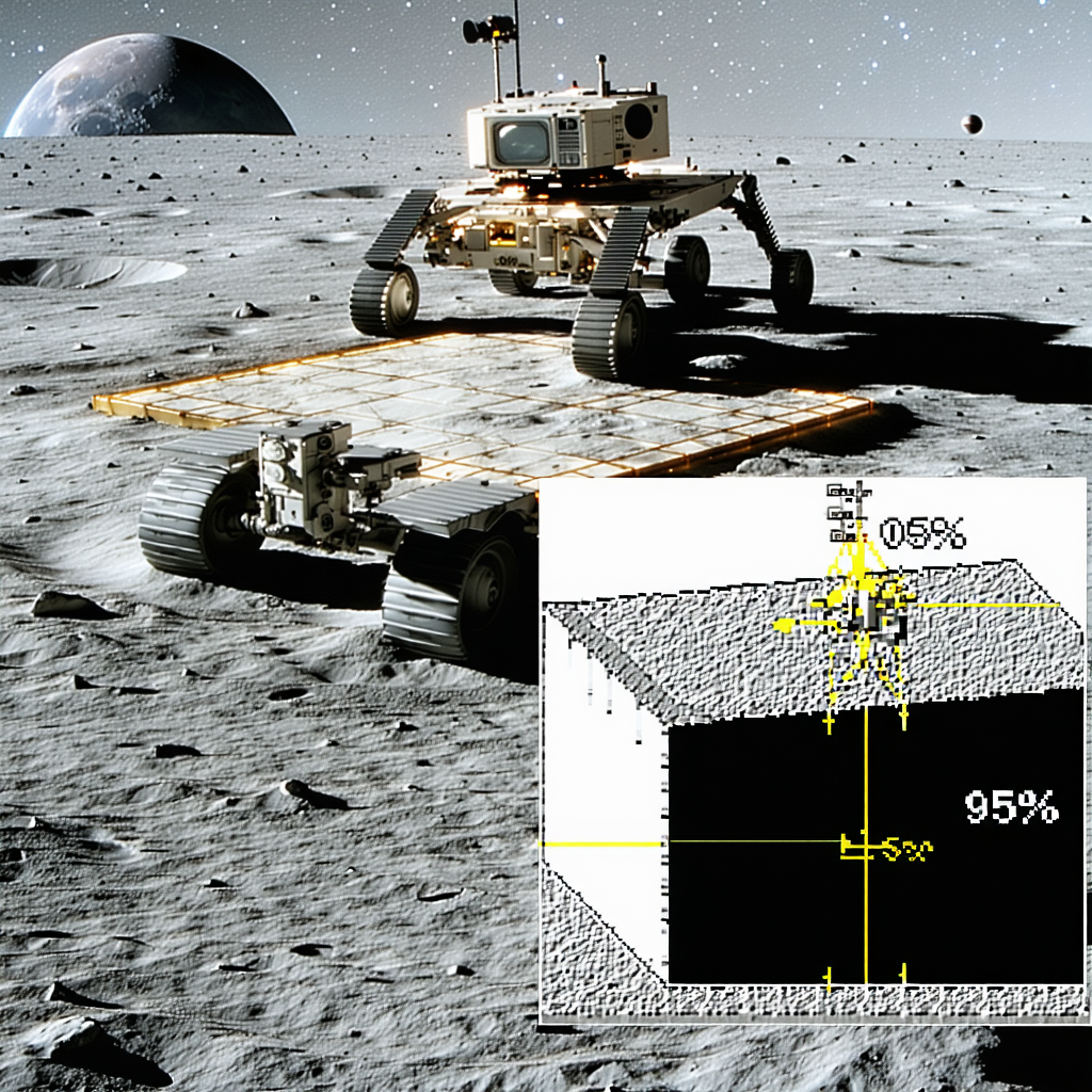 A Robotic Rover On The Surface Of A Planet