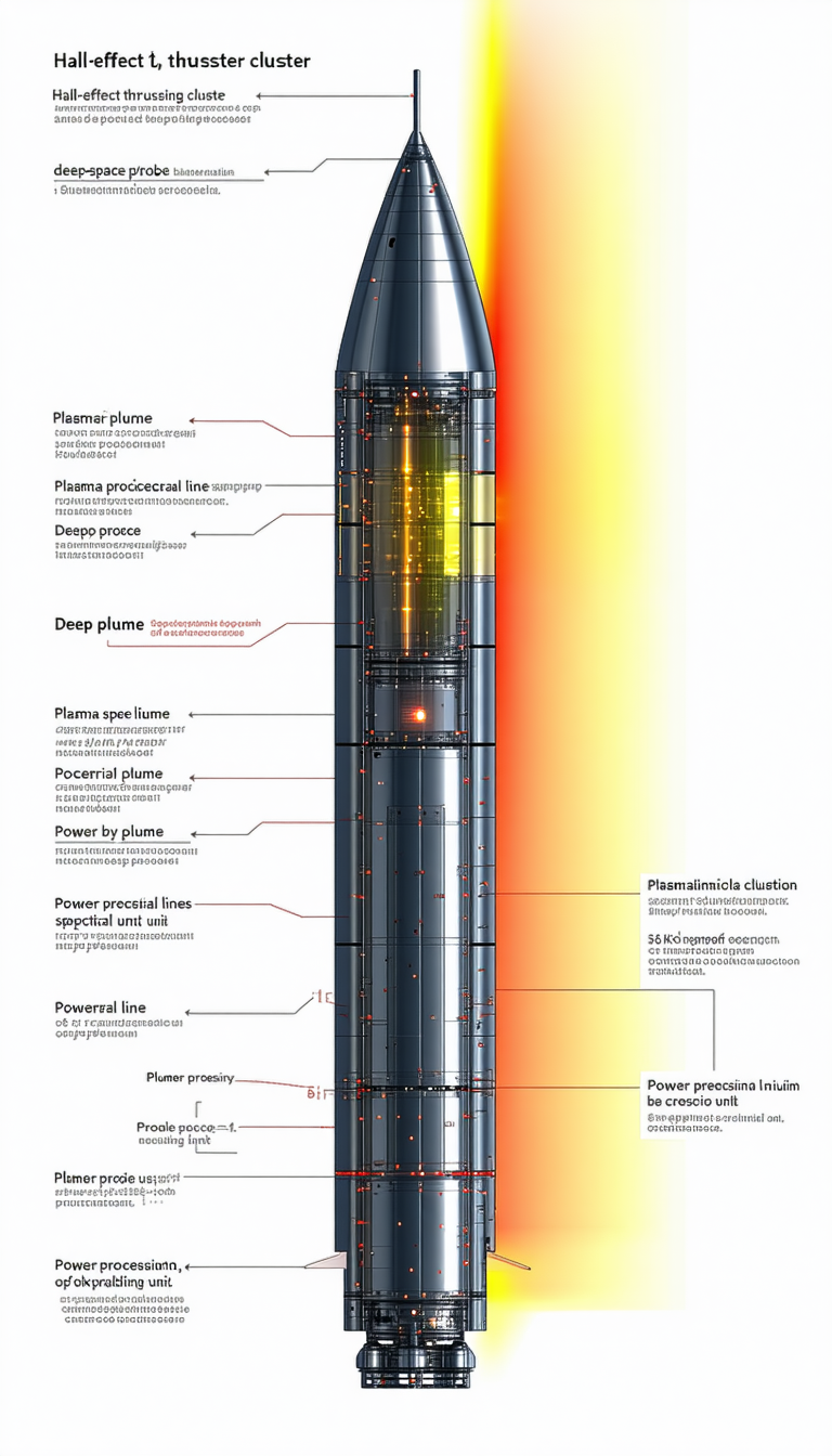 The Image Is A Diagram Of A Rocket, Showing Its Various Components And Their Functions