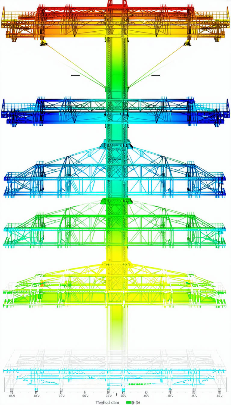 three-dimensional representation building, likely bridge