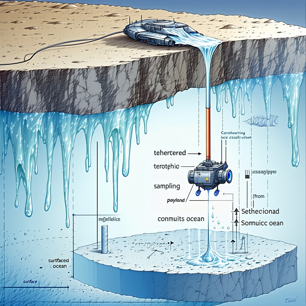 The Image Is A Detailed Illustration Of An Underwater Scene