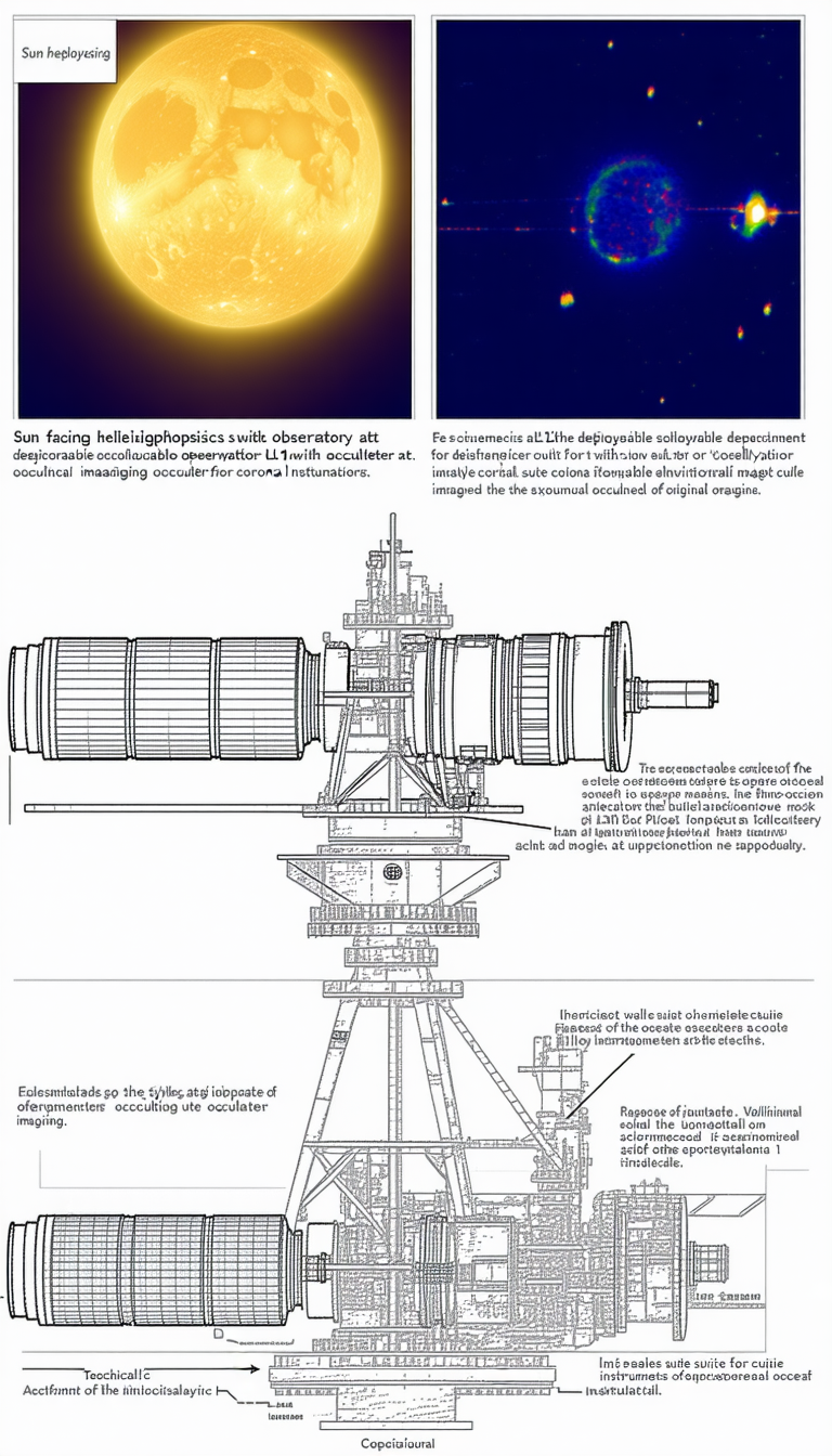 The Image Is A Diagram Of A Space Station, Showing The Various Components And Their Functions