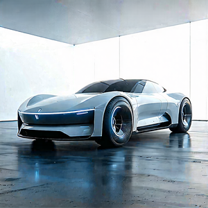 Tech Advertising Photography: Innovative Electric Vehicle Design With White Sports