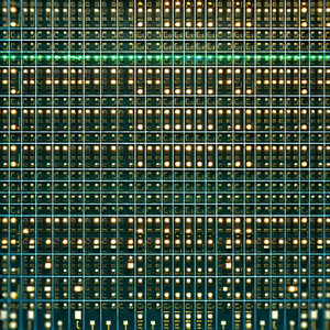 Tech Advertising Photography: Close-up of sensor array